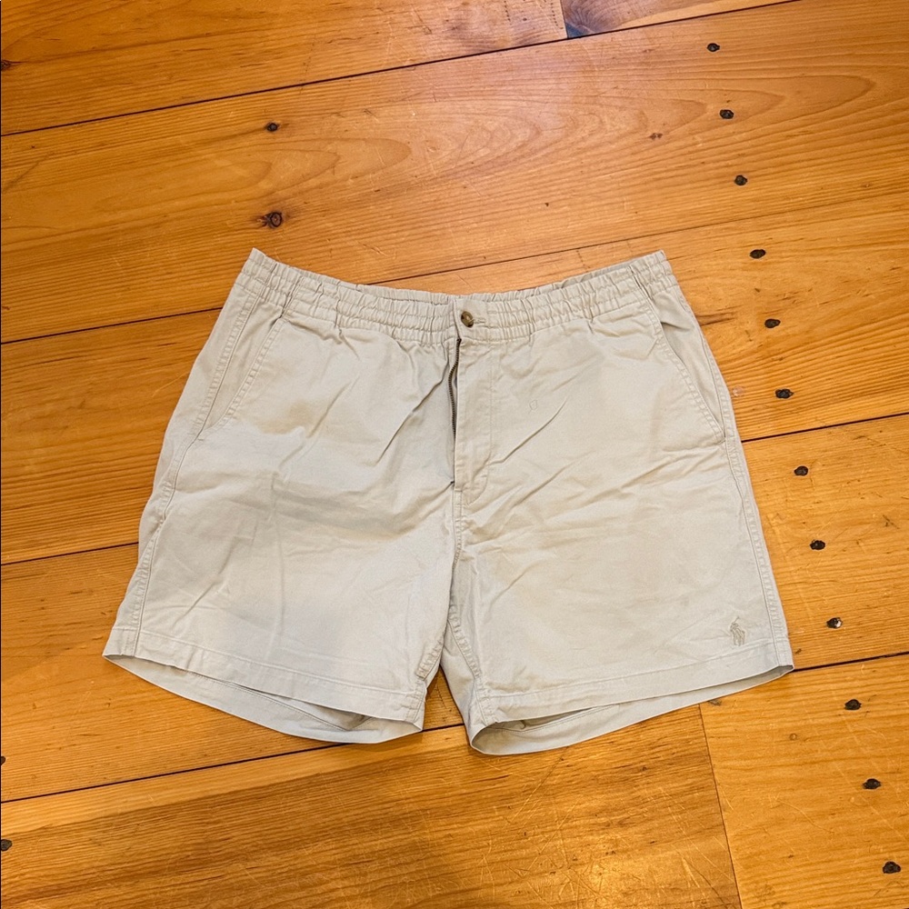Polo by Ralph Lauren Light Tan Flat Front Shorts